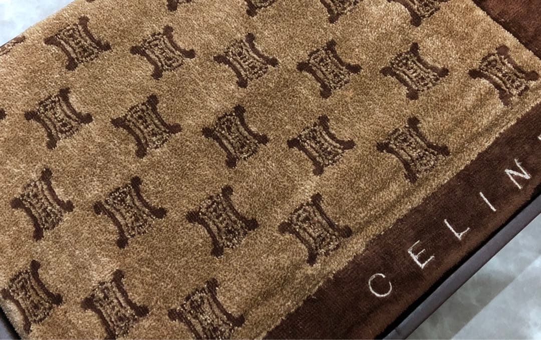 CELINE セリーヌハーフケット　タオルケット　ブランケット　ひざ掛け