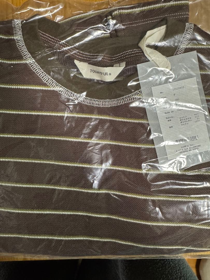 TODAYFUL Border Ringer Tee ボーダーリンガーTシャツ