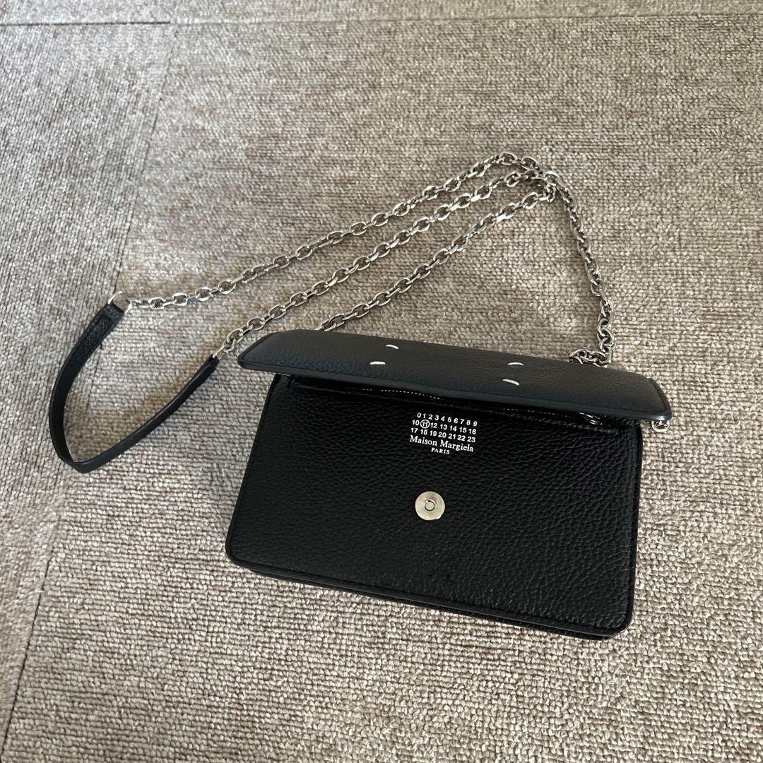 メゾンマルジェラ チェーンショルダーウォレットバッグ