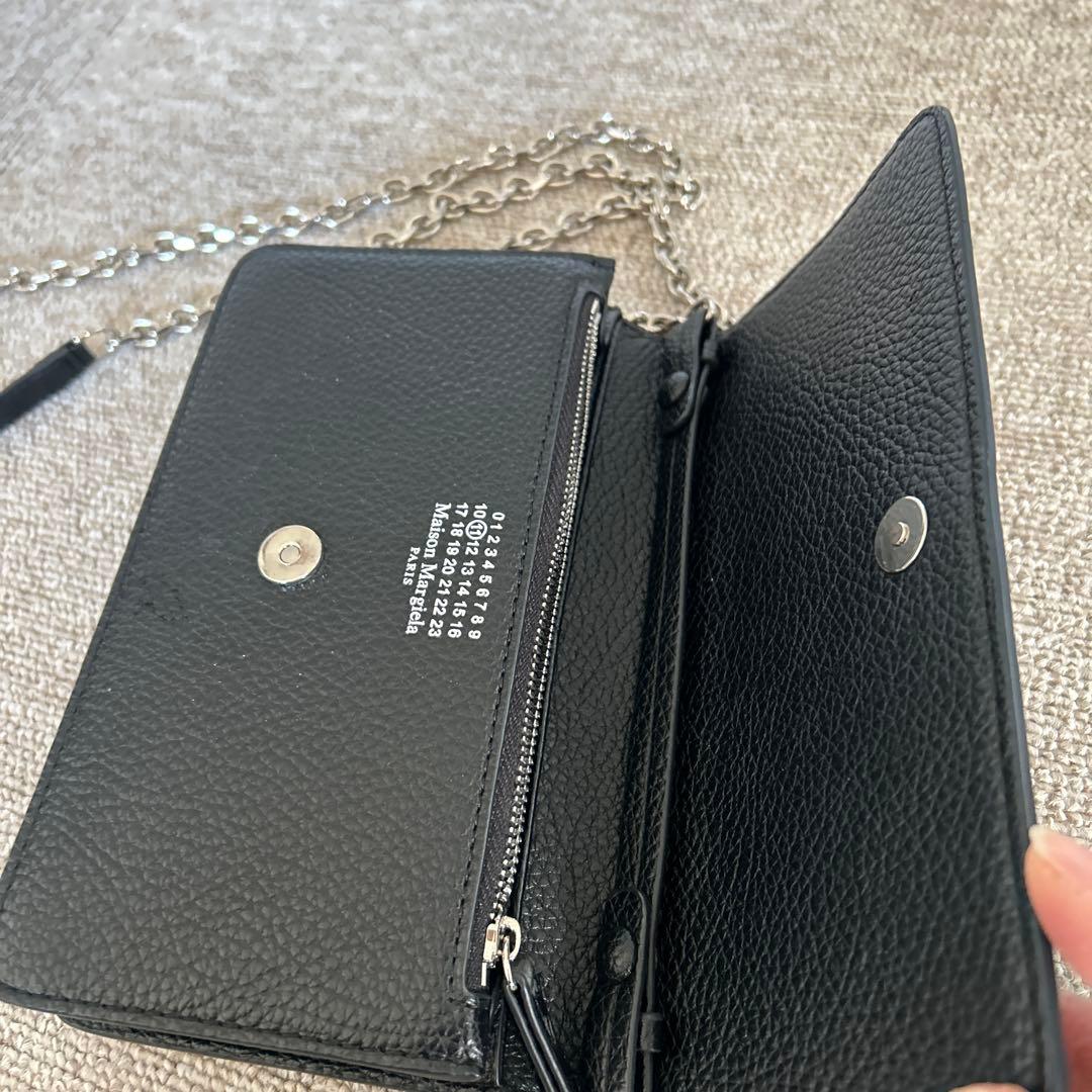メゾンマルジェラ チェーンショルダーウォレットバッグ