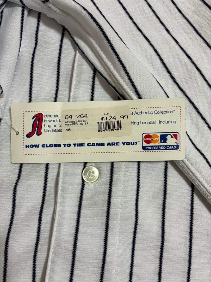 値下げ不可　デレク・ジーター ユニフォーム　ニューヨークヤンキース　背番号2