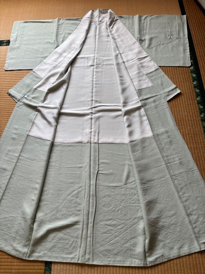 訪問着　一つ紋　作家もの　正絹　未使用