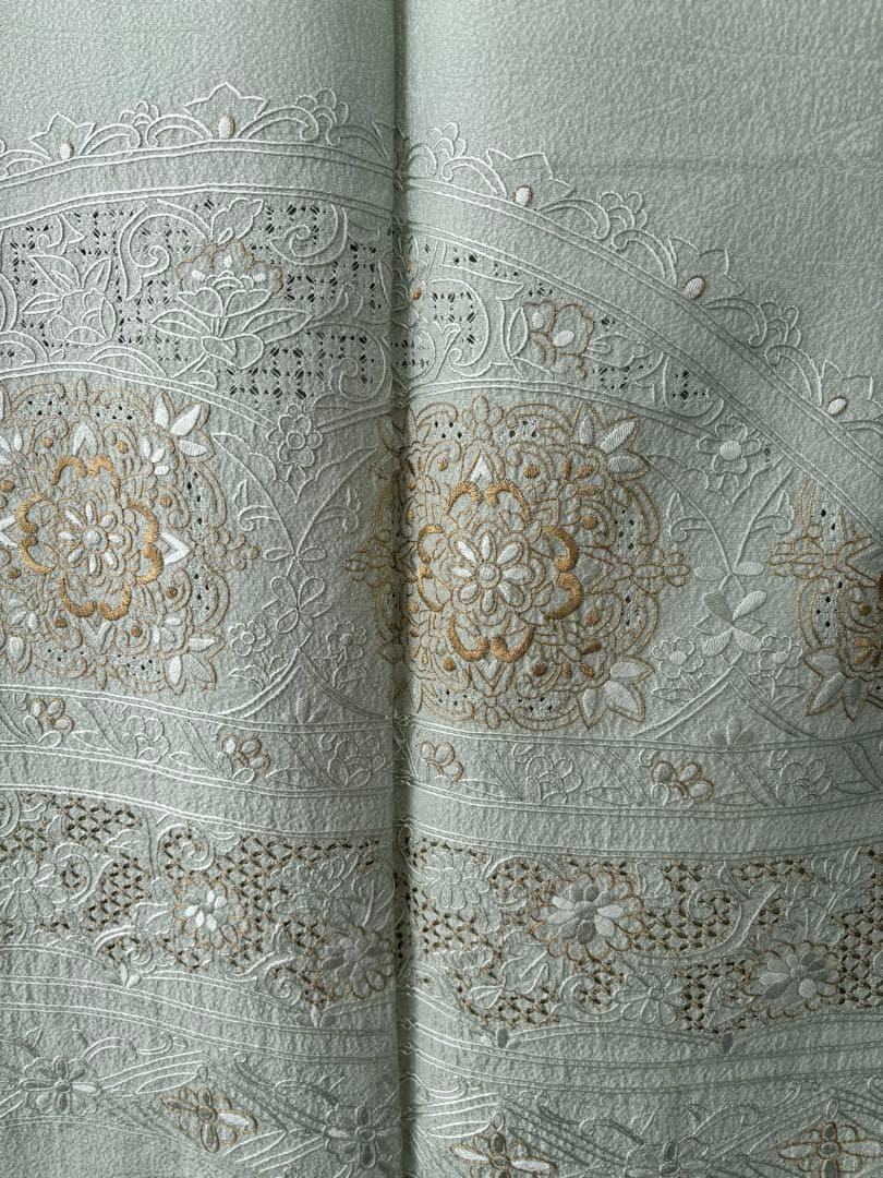 訪問着　一つ紋　作家もの　正絹　未使用