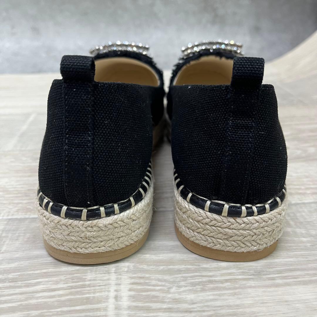 A*M様 美品！ ユナイテッドアローズ ビジュー エスパドリーユ スリッポン 3