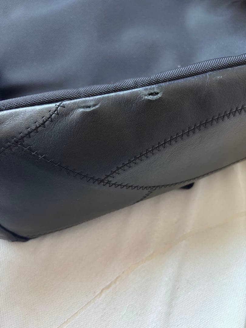 Supreme シュプリーム レザー バックパック 黒