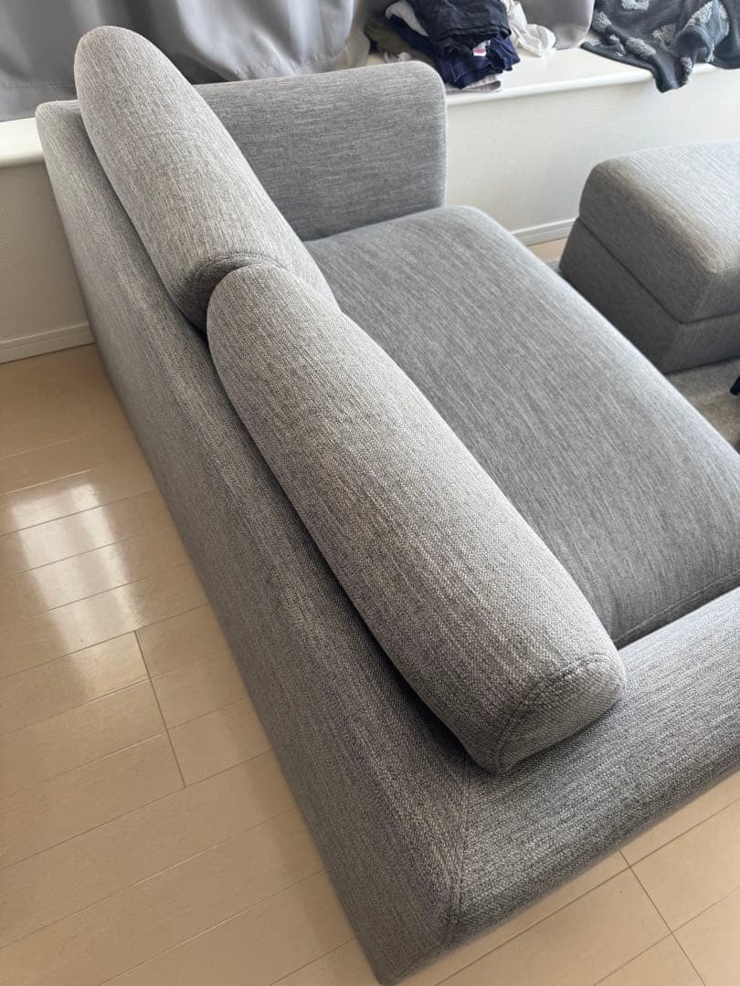 2人掛け布張りソファ（NポケットA3 DR-GY）ニトリ