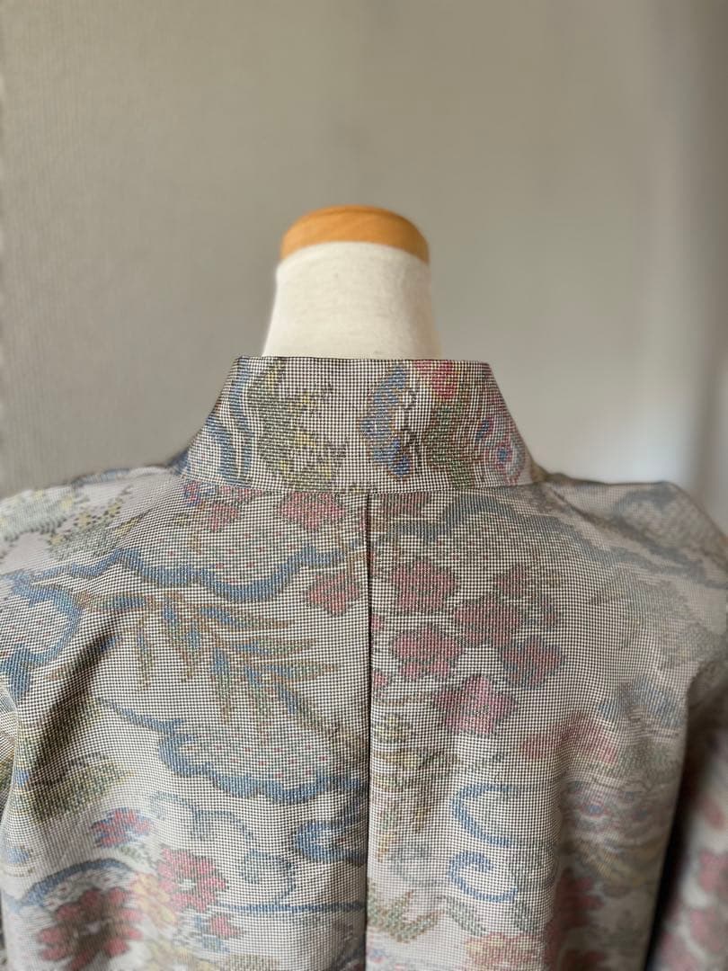 まみこ様♡本場奄美大島紬 作務衣　登録商標付き　古典華（秋竹梅）大人お洒落上衣