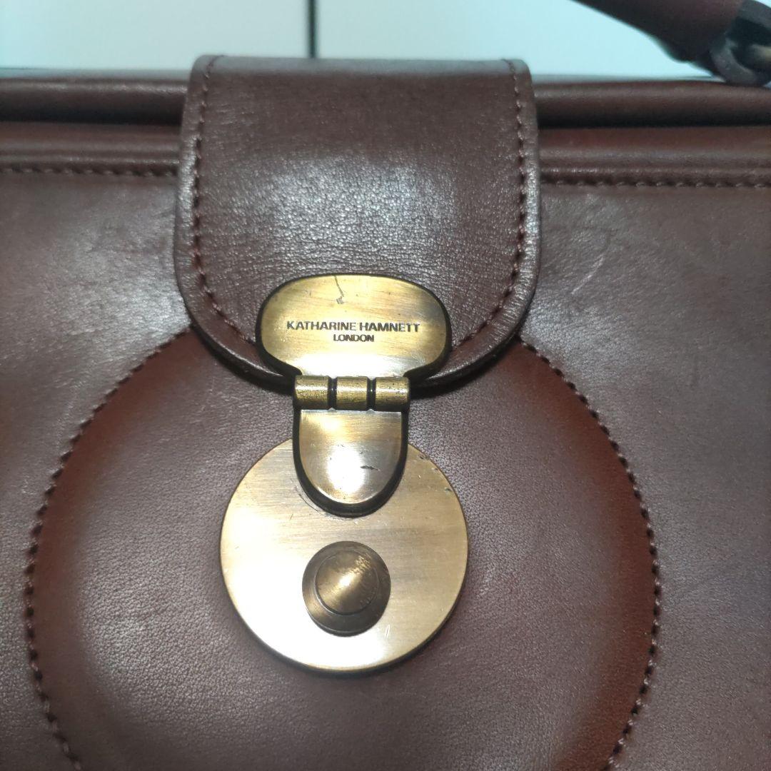 【tom】KATHARINE HAMNET vintage dr bag