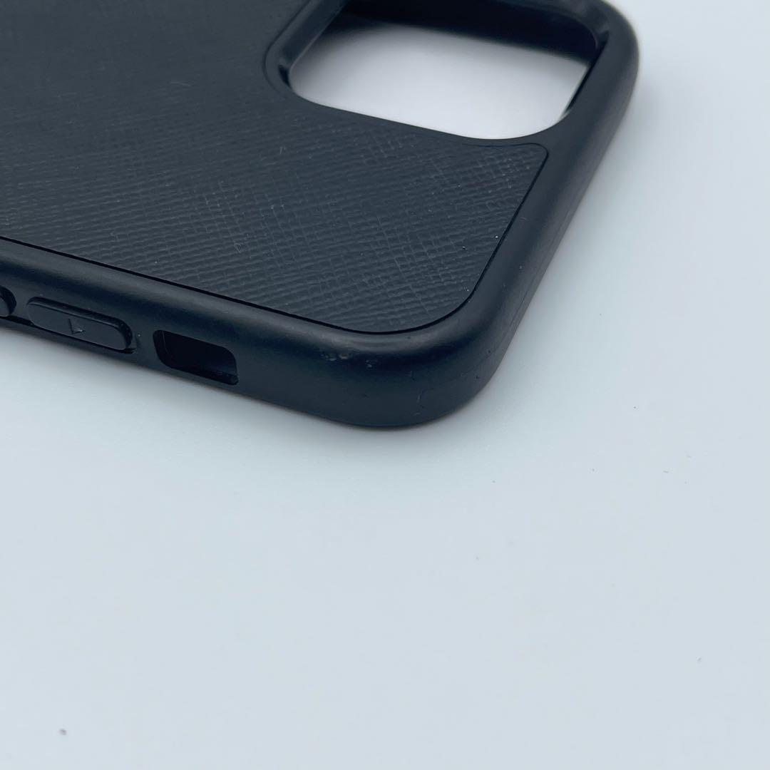 良品✨️プラダ iPhone12/12Pro ケース ブラック 三角ロゴ