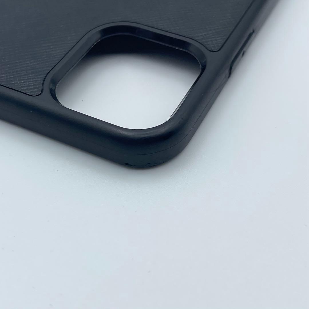 良品✨️プラダ iPhone12/12Pro ケース ブラック 三角ロゴ