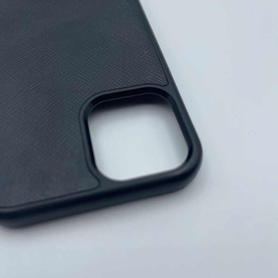 良品✨️プラダ iPhone12/12Pro ケース ブラック 三角ロゴ