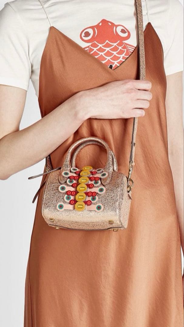 Anya Hindmarch フリップバレル ミニショルダーバッグ