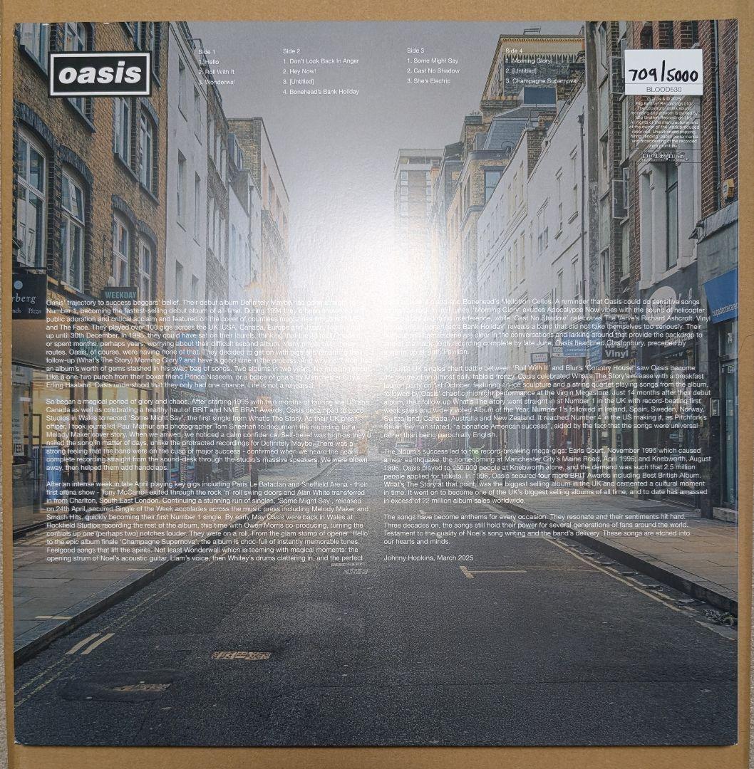 洋楽 oasis (What's the Story) Morning Glory?