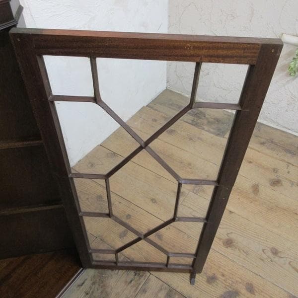 イギリス アンティーク 家具 ウォールコーナーキャビネット 英国 6937d