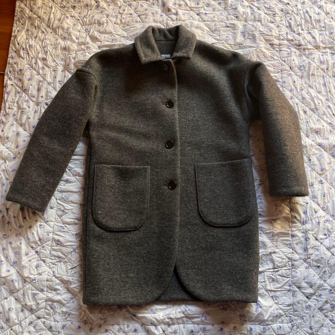homspun ウール チェスターコート