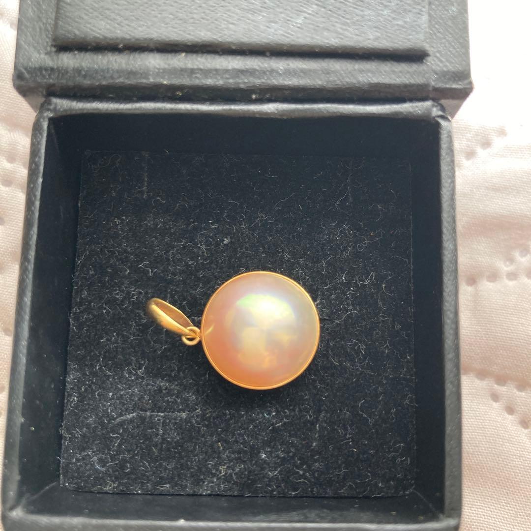 K18マベパールペンダントトップ