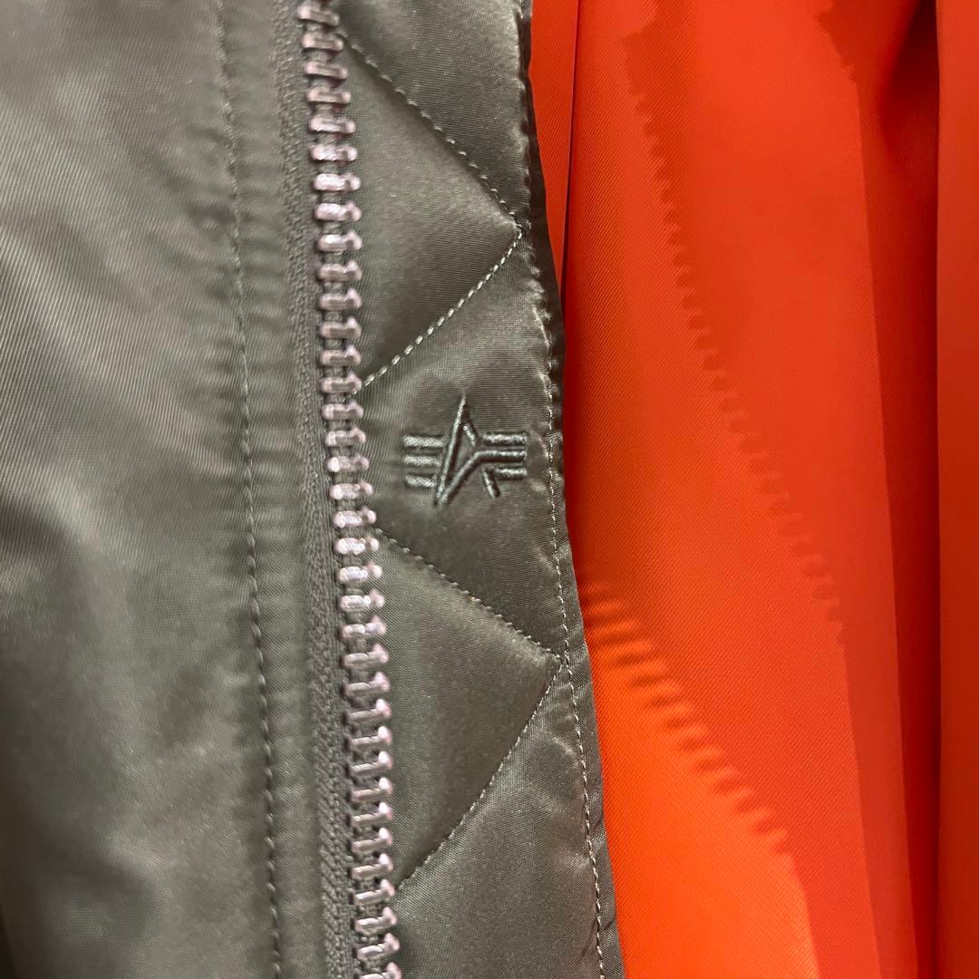 ALPHA MA-1 パッチ付き フライトジャケット 4L