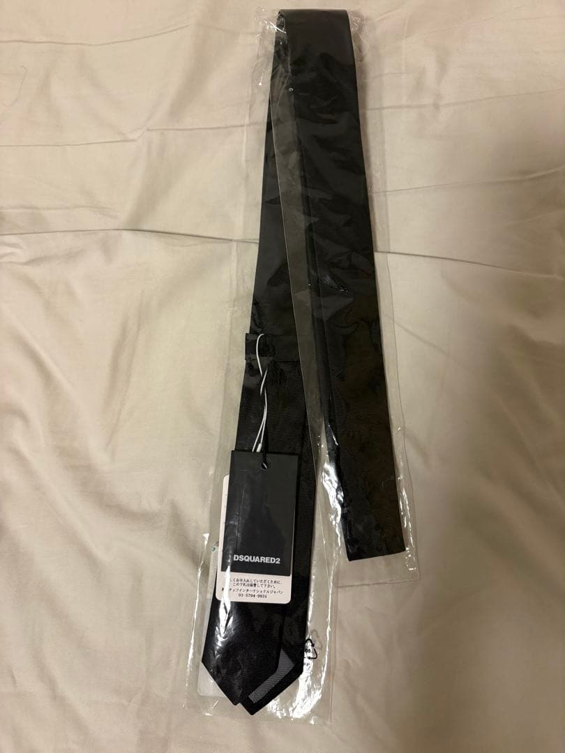 DSQUARED2 ブラック ネクタイ