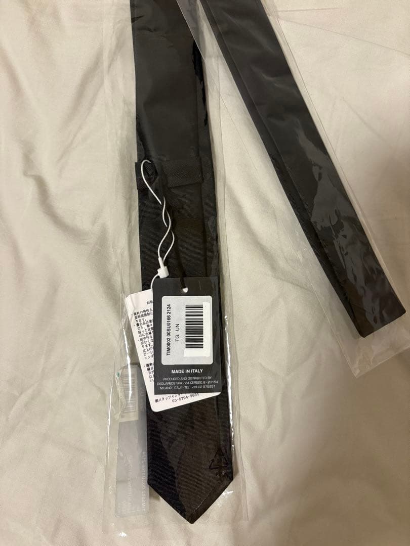 DSQUARED2 ブラック ネクタイ