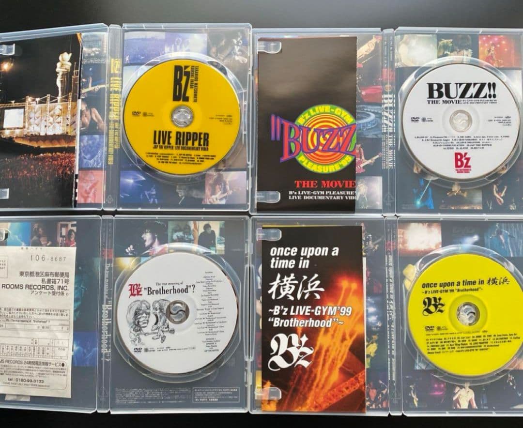 バラ売り可能 B'z Blu-ray DVD 6作品セット+おまけ