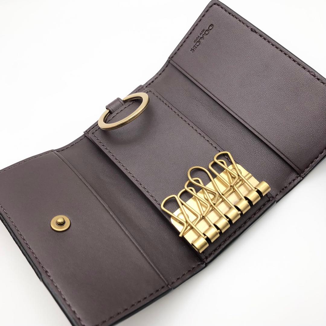 COACH ★大人気★ 6リング キーケース ホース アンド キャリッジ 新品