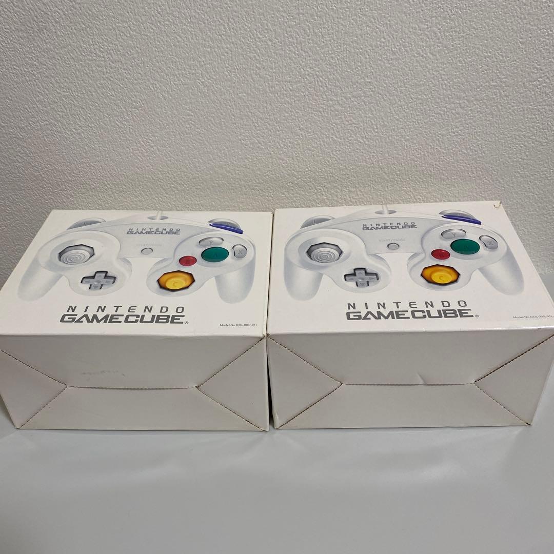【GC】ゲームキューブ　コントローラ　ホワイト　2個
