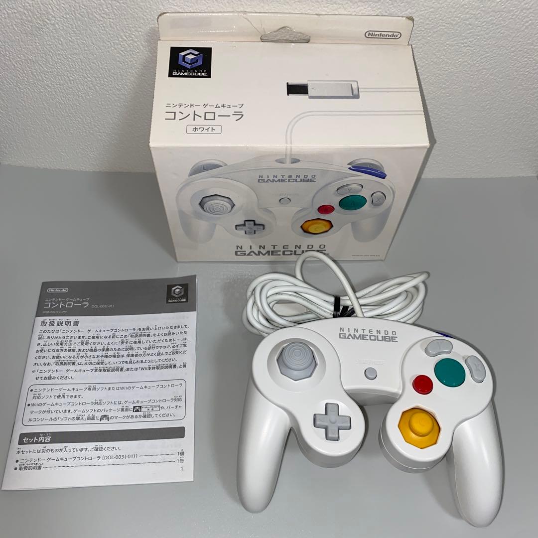 【GC】ゲームキューブ　コントローラ　ホワイト　2個