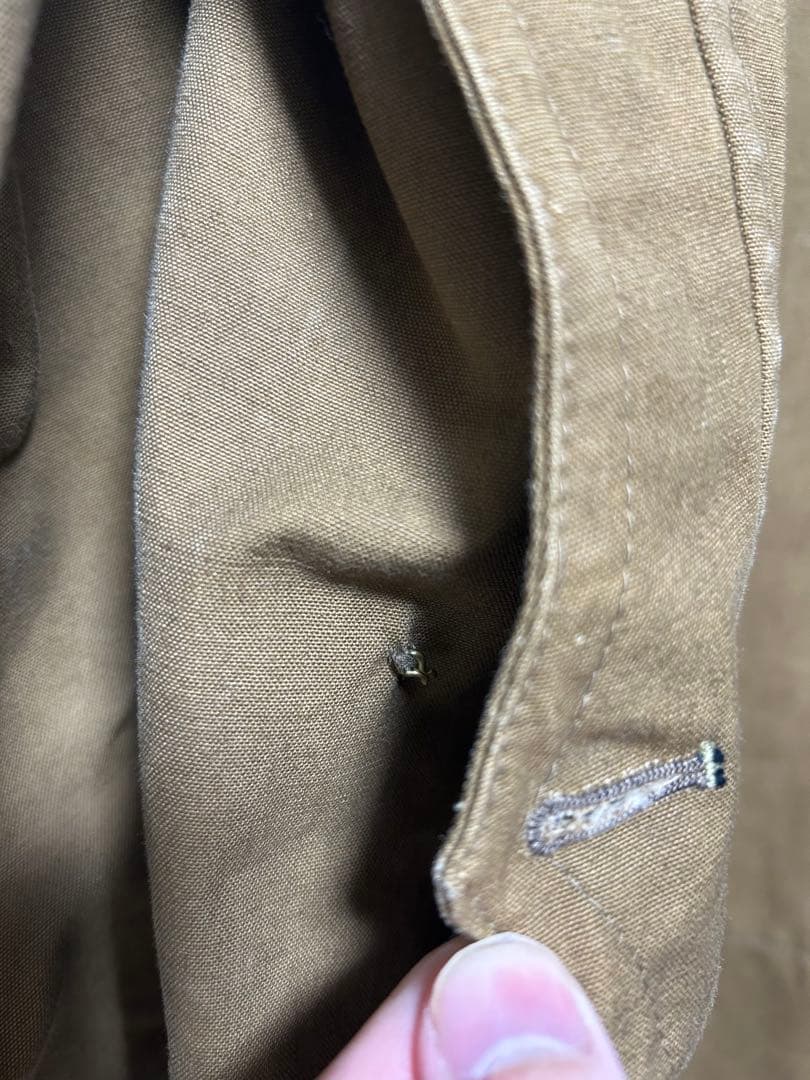 40s ハンティングジャケット 動物ボタン　ヴィンテージ　フレンチ