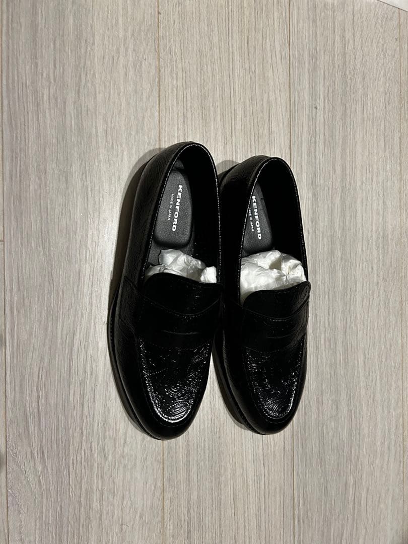 Kenfordペイズリー柄ローファー新品未使用26.5