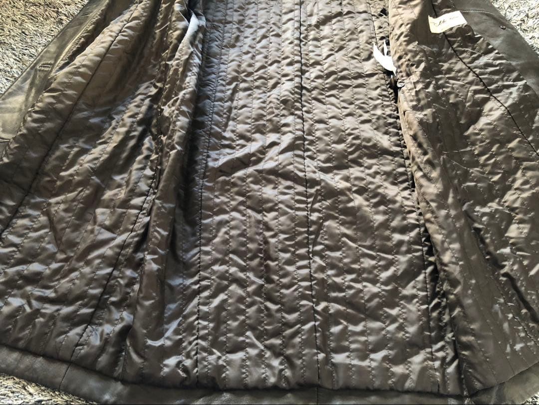 【希少】羊革　レザー　レッキス　ファー　ブラウン　ヴィンテージ　古着