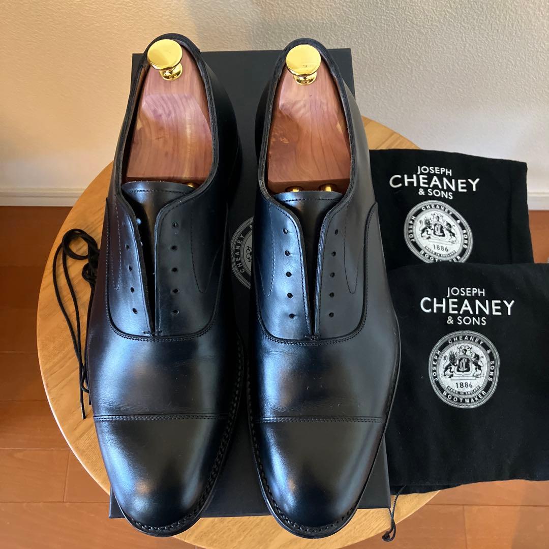 専用 箱付き ジョセフ・チーニーのアルフレッド ブラック 9.5 F