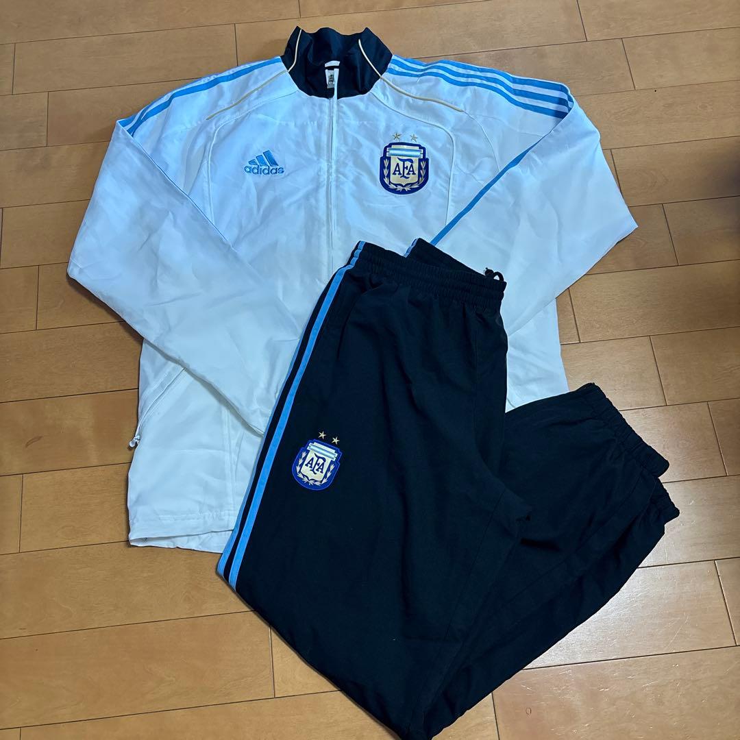 値下げ！adidas アルゼンチン代表 ジャージ 上下セットXL