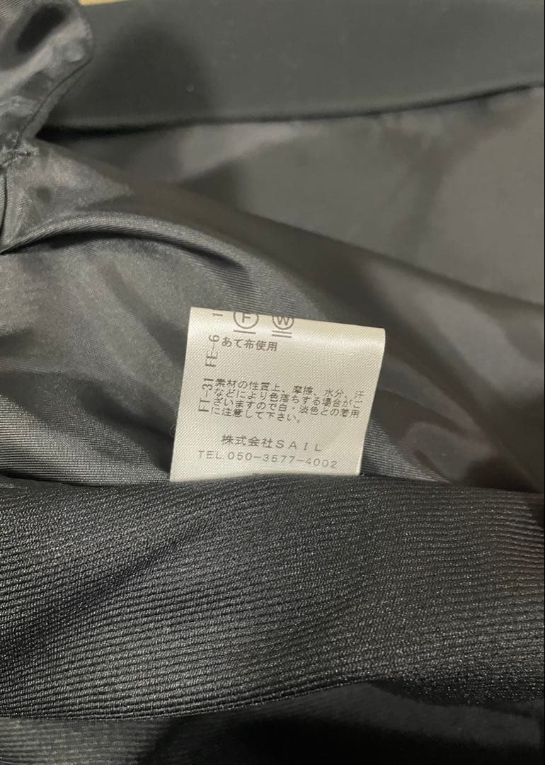 SEVEN TENセブンテン　ダブルクロスフレア ショートコート　ポンチョ XS