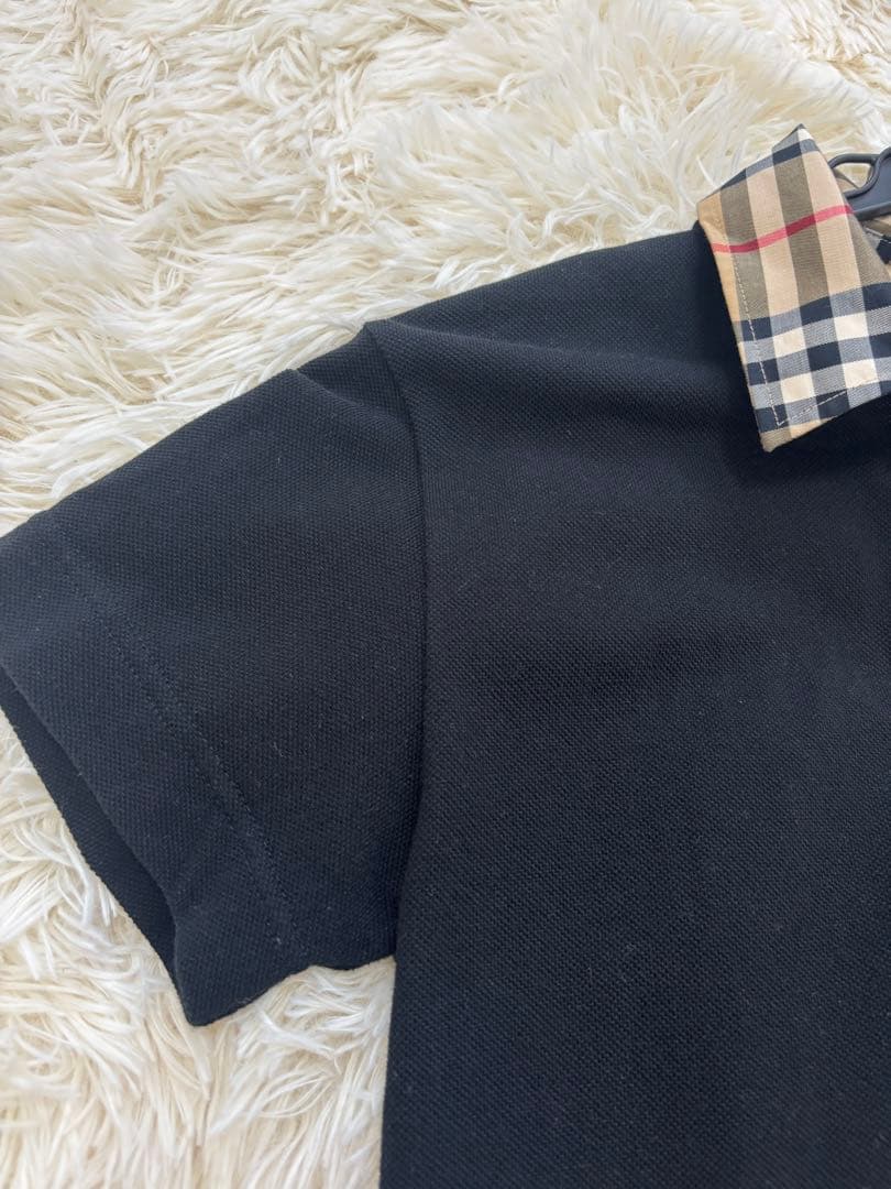 BURBERRY 10y140cmキッズ ワンピース 半袖 黒