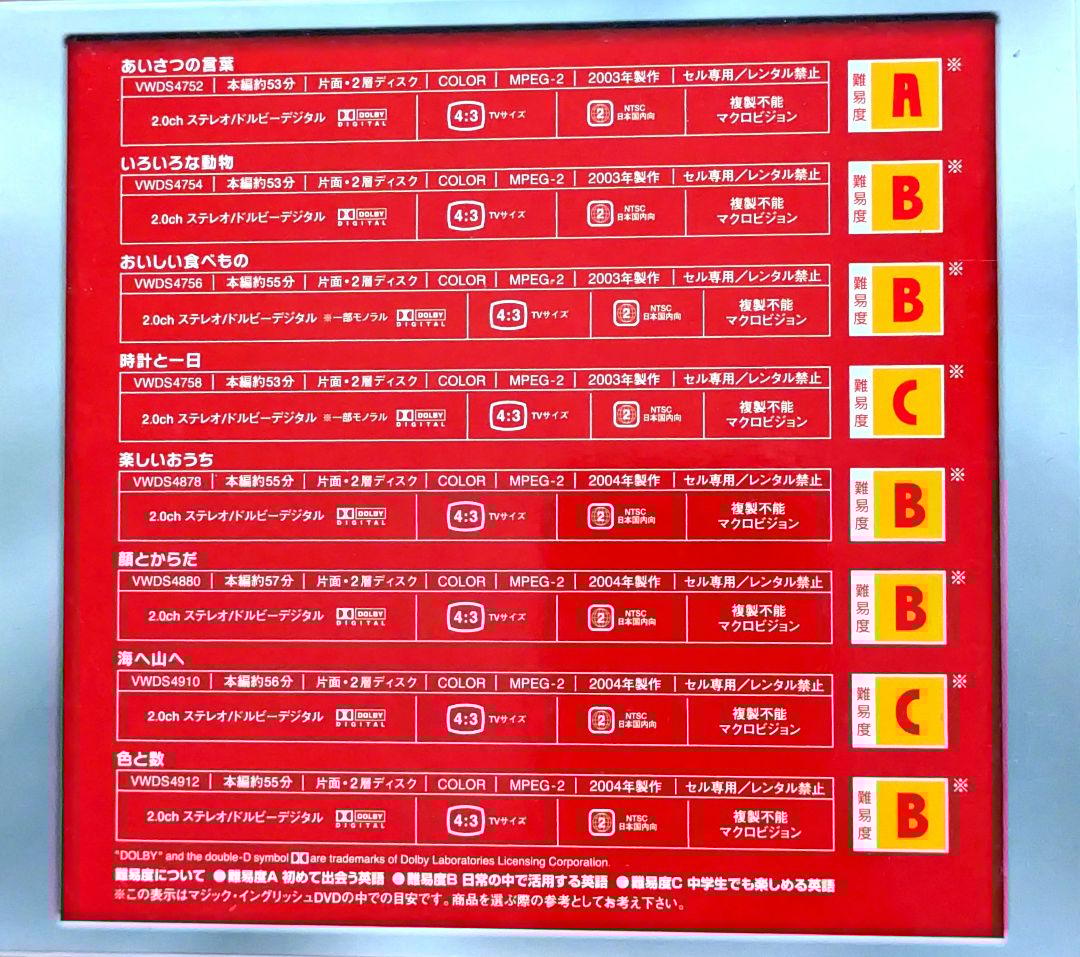 【DVD】Magic English マジック イングリッシュ 全８巻セット