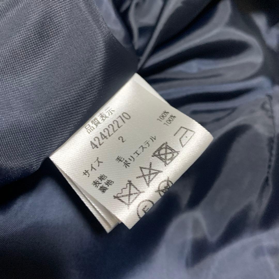 あ*け様 【極美品】ジャスグリッティー パールボタンチェスターコート ロングコー