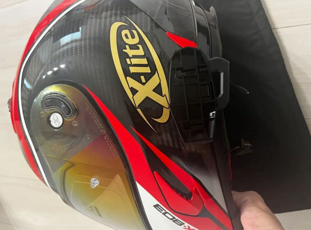 Xlite フルフェイスヘルメット 赤・黒・白