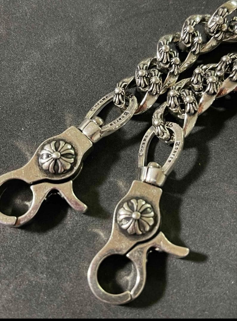 【新品】ウォレットチェーン　シルバー925刻印あり