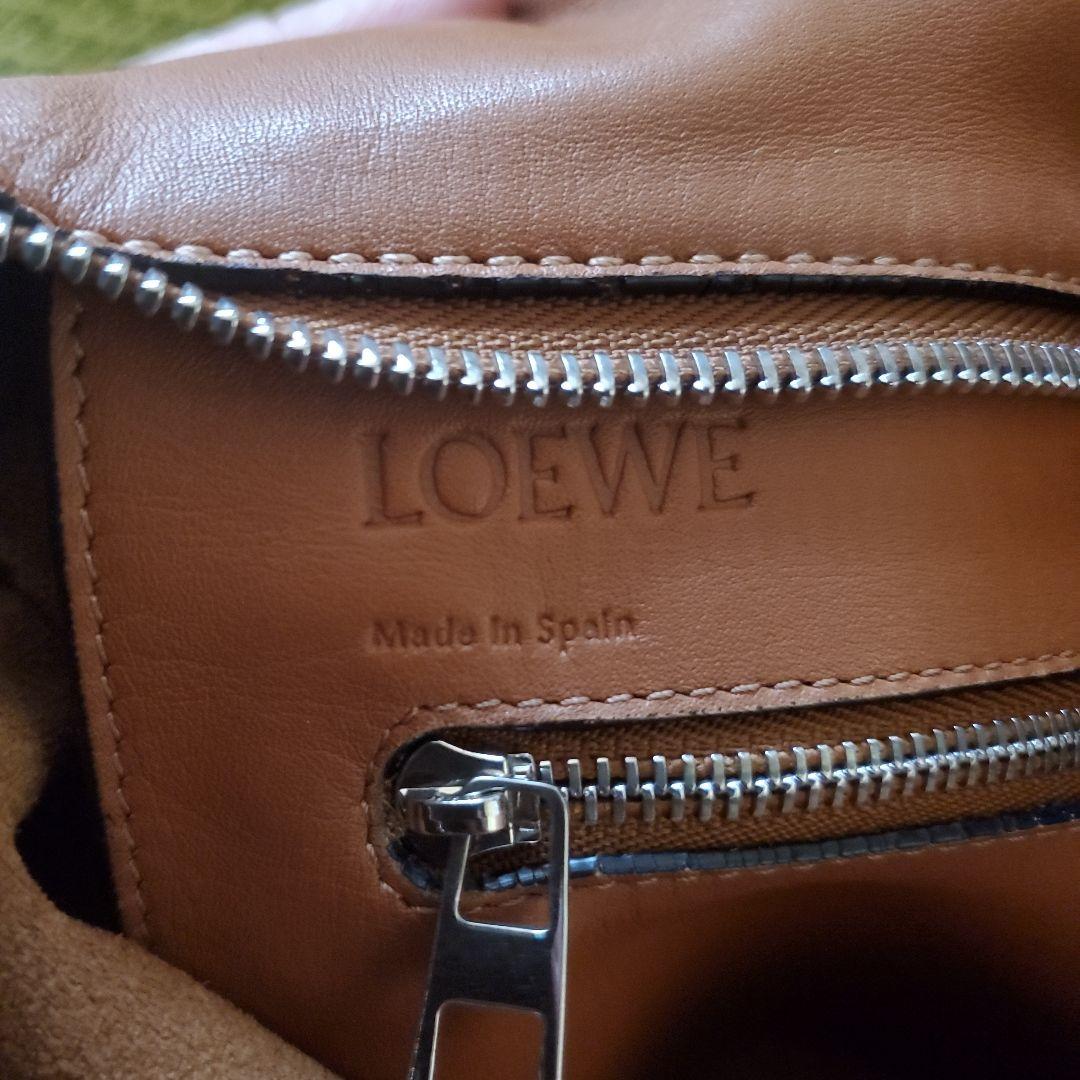 LOEWE キャメル レザートートバッグ