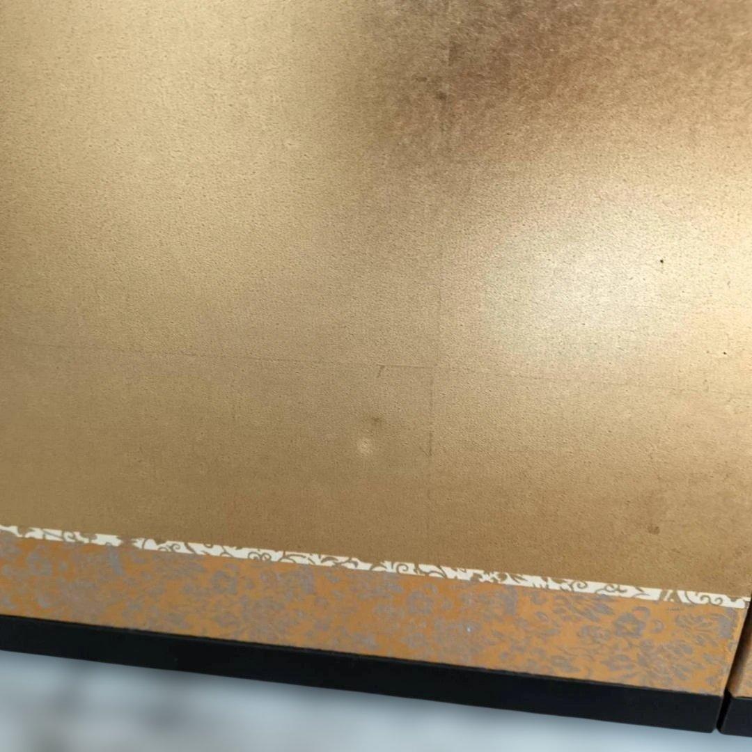 ◇金箔　屏風　梅図