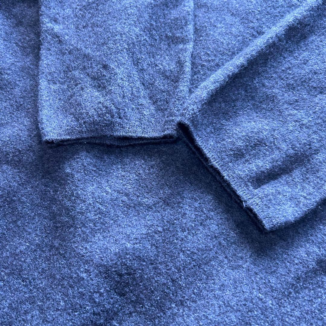 美品　45rpm45R フロートウール 縮絨 タートル ニットロングワンピース