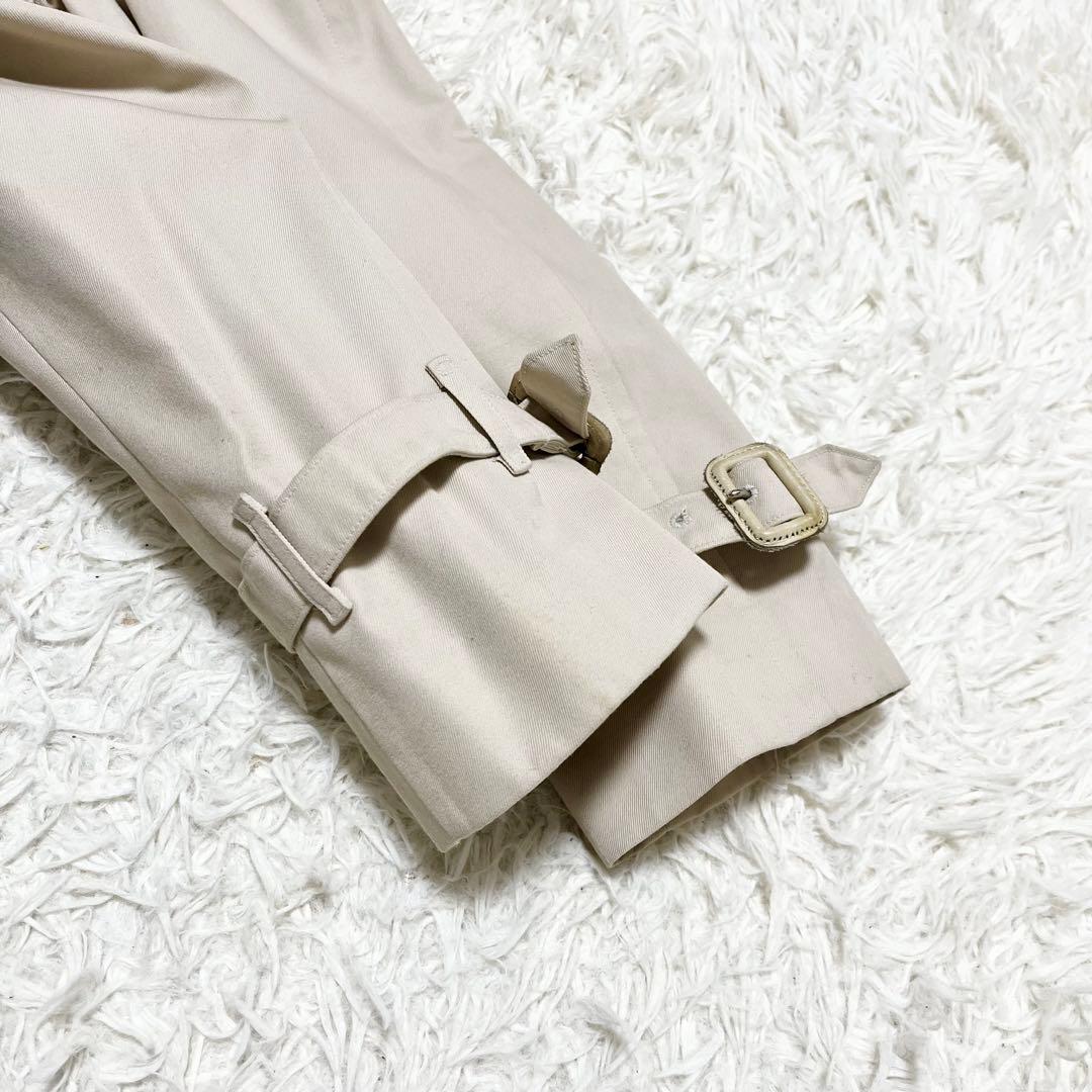 ✨人気✨バーバリーズ　トレンチコート　ノバチェック　ベルト付き　ベージュ　M相当