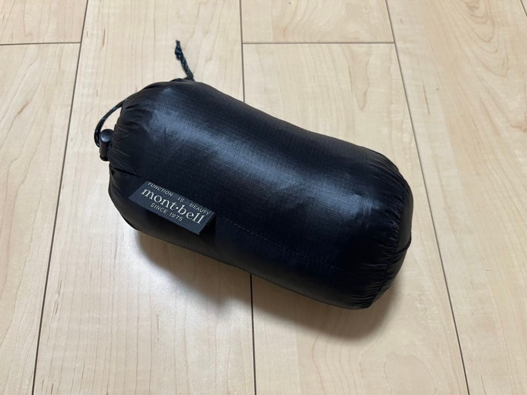 廃盤 00s モンベル U.Lダウンパンツ スタッフバッグ付き