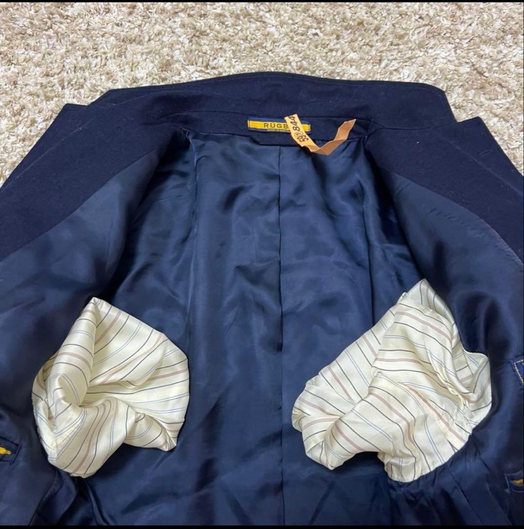 ラルフローレンラグビー　紺ブレ　金ボタン エンブレム