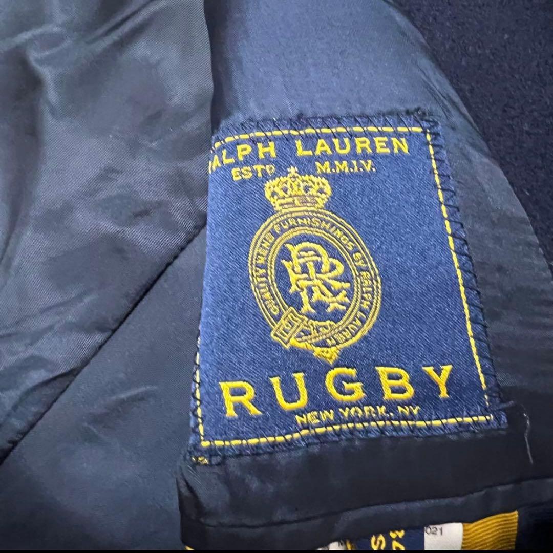 ラルフローレンラグビー　紺ブレ　金ボタン エンブレム