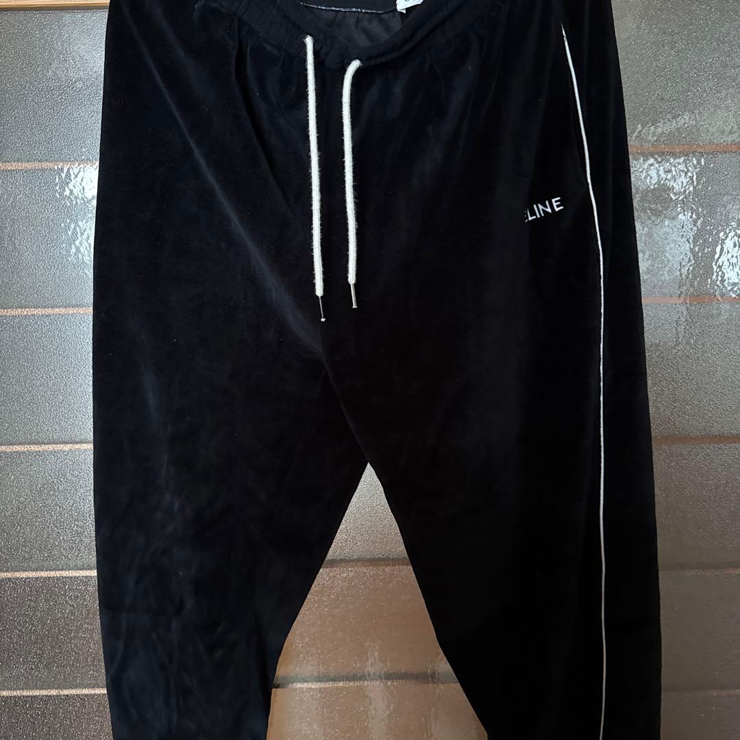 CELINE ベロアブラック セットアップ