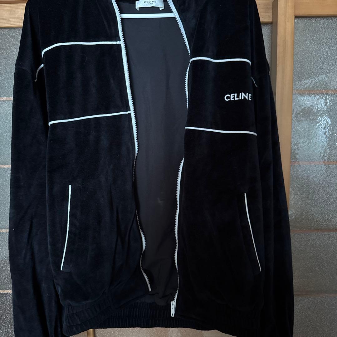 CELINE ベロアブラック セットアップ
