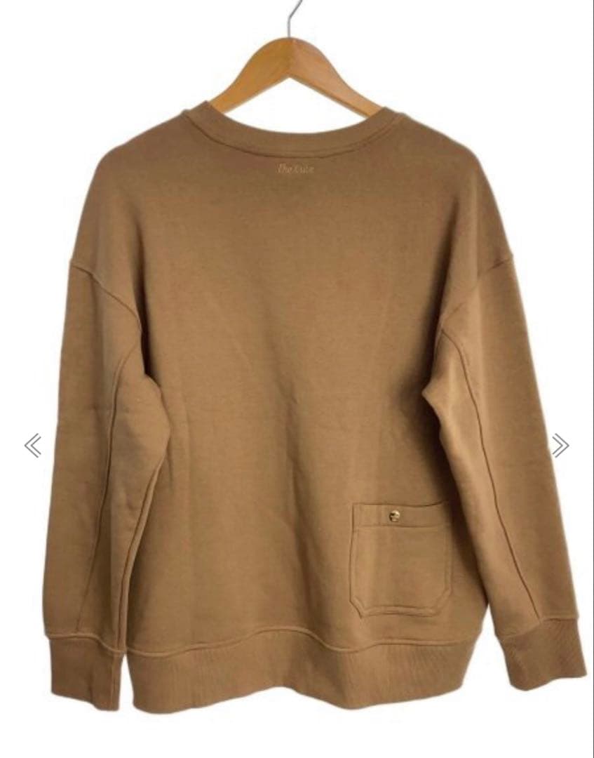 S Max Mara マックスマーラ キャメル 刺繍ロゴスウェット