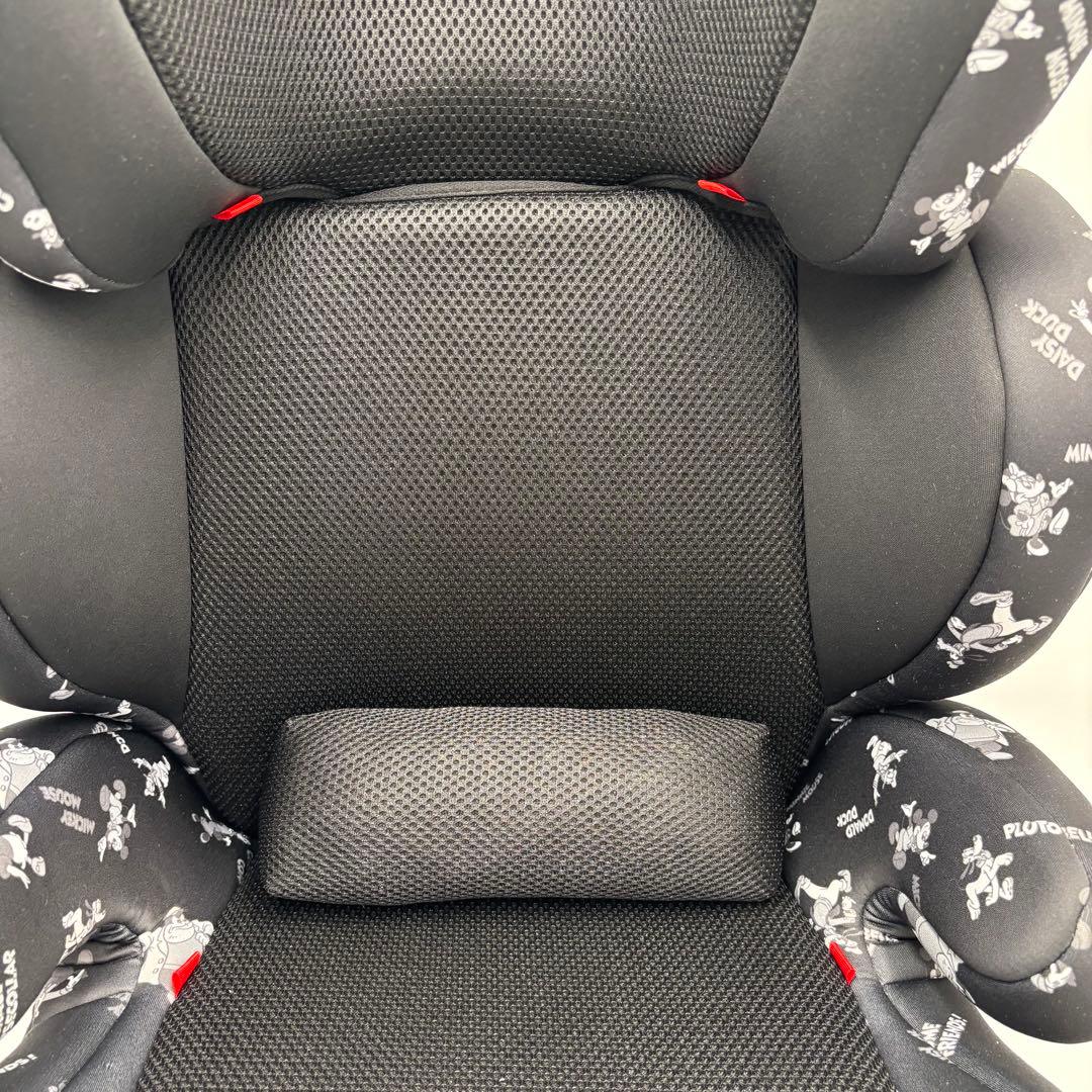 極美品　ハイバック　ディズニー　ジュニアシート　ミッキーマウス　ISOFIX