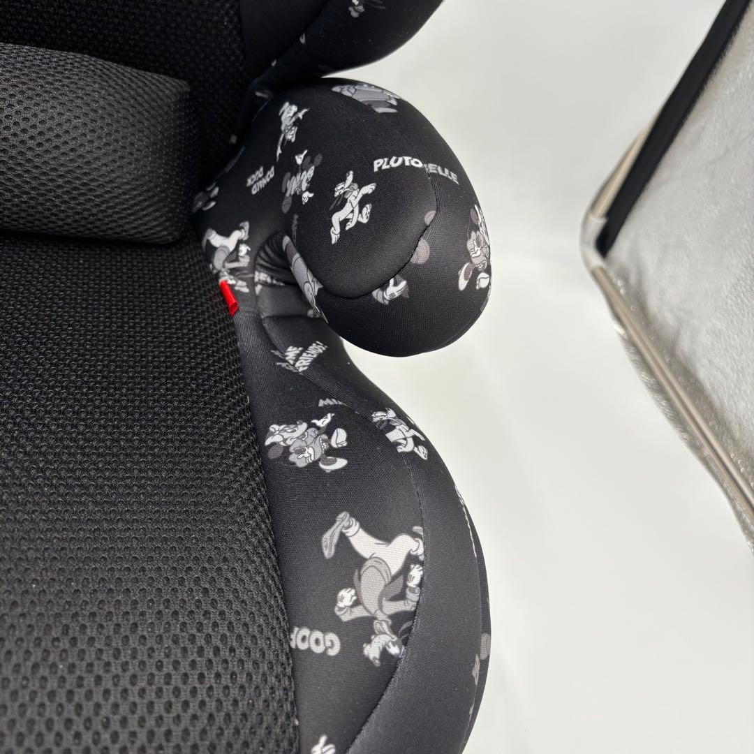 極美品　ハイバック　ディズニー　ジュニアシート　ミッキーマウス　ISOFIX